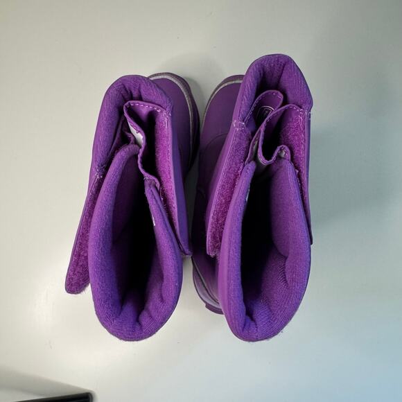 Lands End Girls Purple Waterproof Snow Boots Size 6M Youth Insulated Winter - Picture 7 of 9